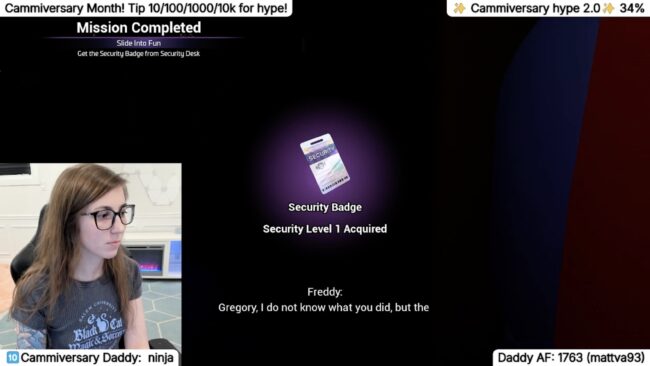 TheSharkQueen Tries Not To Scare Herself In FNAF