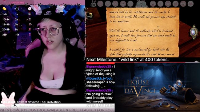 Angora Visits The House Of DaVinci