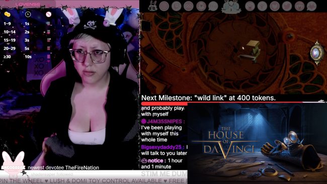 Angora Visits The House Of DaVinci