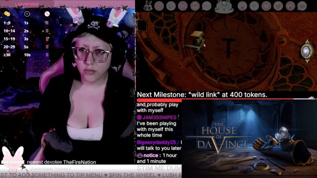 Angora Visits The House Of DaVinci