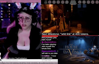 Angora Visits The House Of DaVinci