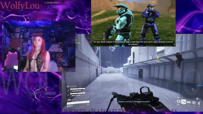 WolfyLou Watches Red vs. Blue, Also Plays The Finals