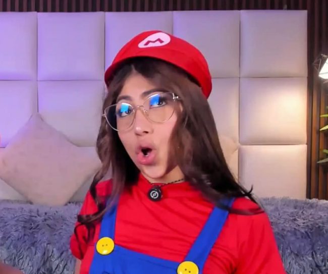 JessyLenon Jumps Into The Mushroom Kingdom As Mario
