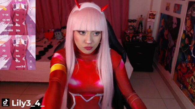 Lily34_'s DARLING Zero Two Cosplay Show