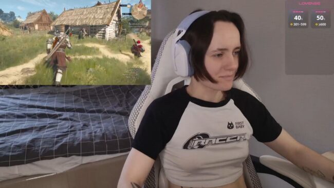 Luna_Loveee Takes On Some Big Monsters In Witcher 3