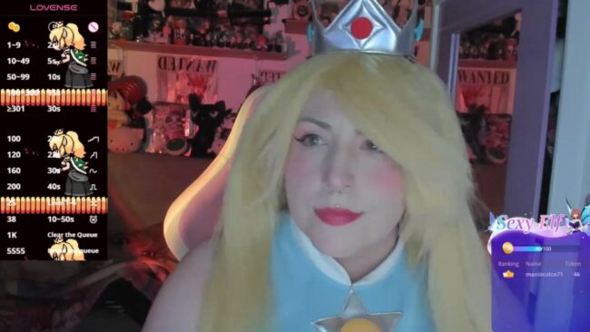 Cannddyy_new Brings Galactic Magic To Her Show As Rosalina