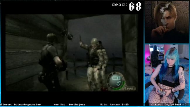 Auragotchi Fights Her Way Through Hordes Of Infected In Resident Evil 4
