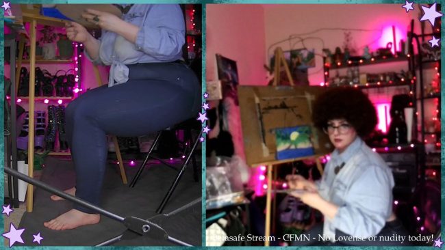 LadyMarzanna's Cute Bob Ross Painting Party