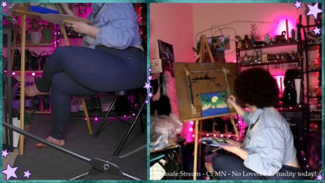 LadyMarzanna's Cute Bob Ross Painting Party