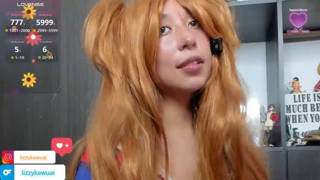 Lizzy_kawuaii Serves Up A Cute Asuka Langley Soryu Cosplay