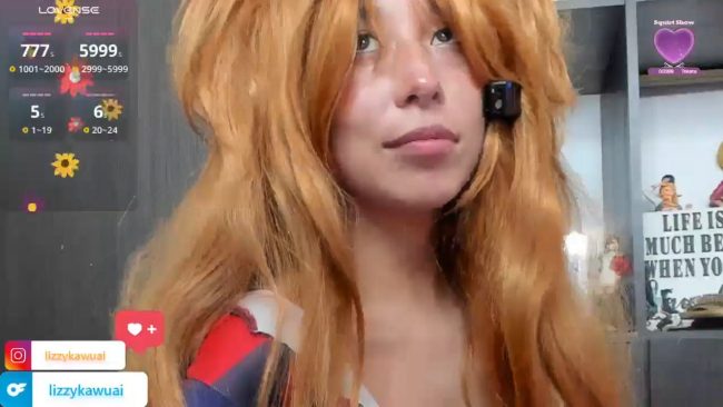 Lizzy_kawuaii Serves Up A Cute Asuka Langley Soryu Cosplay