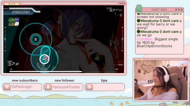 RoxySuh Perfects Her Rhythm In Osu!