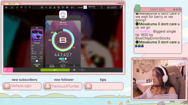 RoxySuh Perfects Her Rhythm In Osu!