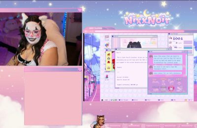 Clowning Around With NixxNoir In Needy Streamer Overload