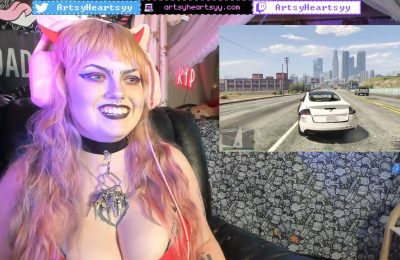 ArtsyHeartsyy Escapes The Law In GTA Online