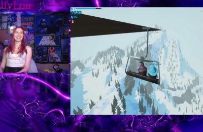 WolfyLou Rides All The Way To The Top In Sledding Game