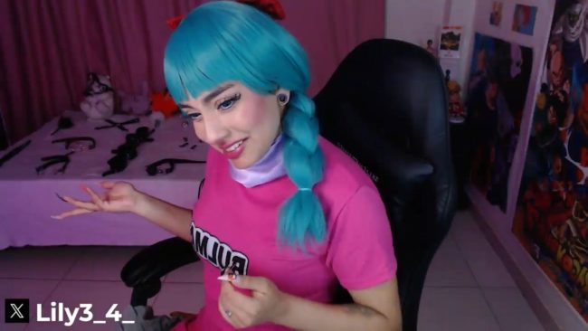 Lily34_ Shows Off Her Colorful Bulma Style