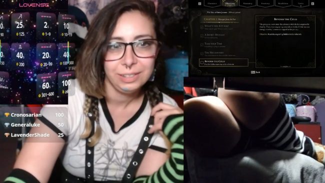 Gothic_Cutie Makes Her Way Through The Stone Of Madness