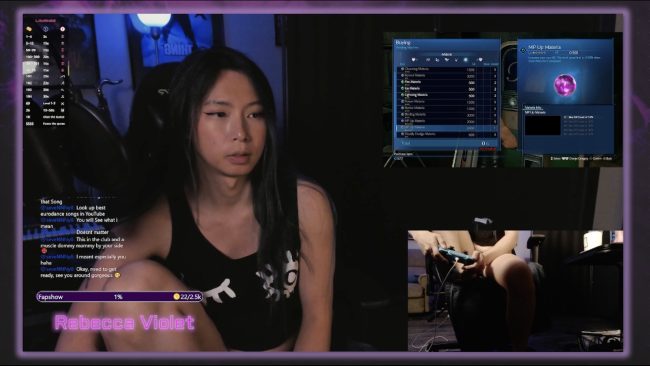 RebeccaViolet Does Some FF7R