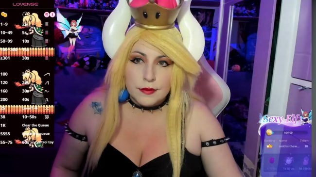 Cannddyy_new Takes Over The Mushroom Kingdom As Bowsette