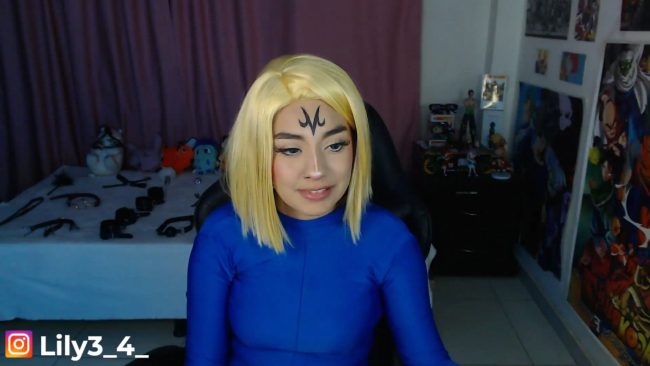 Lily34_ Goes Super Saiyan As Vegeta