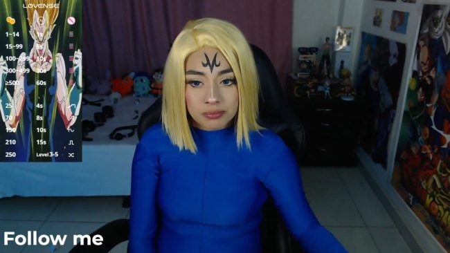 Lily34_ Goes Super Saiyan As Vegeta