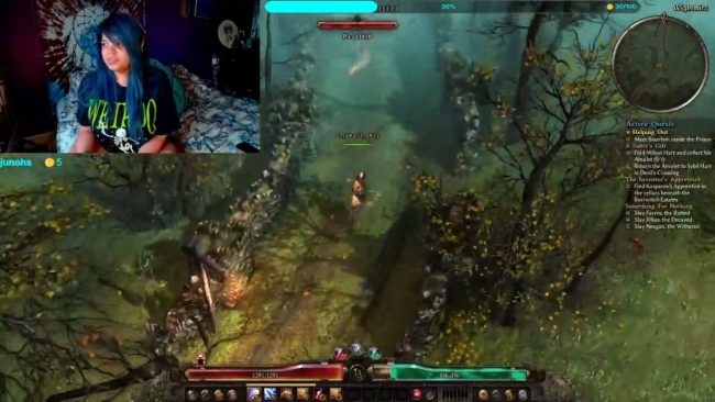 BlueHazard Slashes Her Way Through Grim Dawn