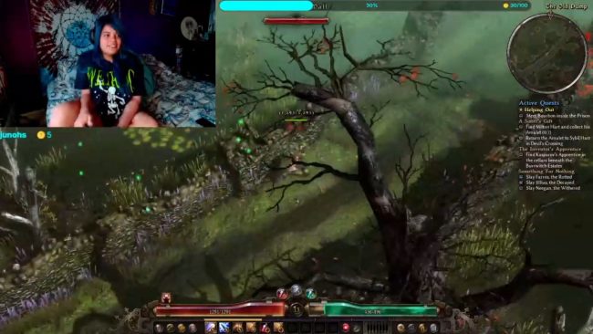 BlueHazard Slashes Her Way Through Grim Dawn