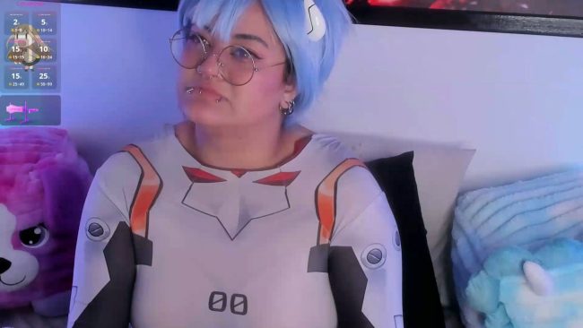 Luckyleah's Cute And Colorful Rei Ayanami Cosplay Show