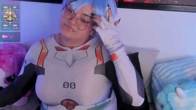 Luckyleah's Cute And Colorful Rei Ayanami Cosplay Show