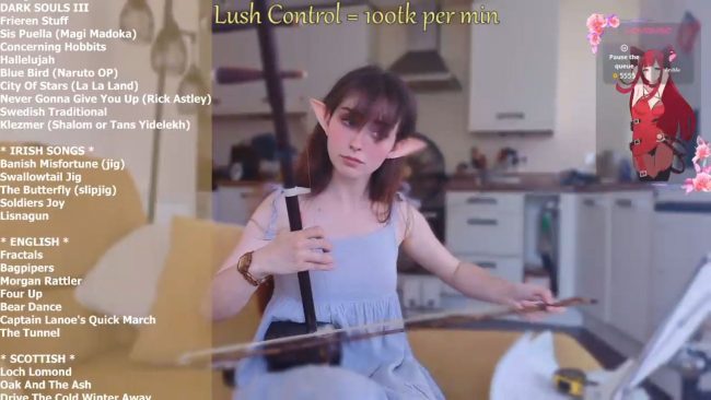 A Beautiful Musical Adventure With Cute Elf PetiteFiddler