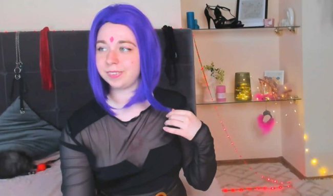 AlexxisSky Lets Her Demon Out As Raven
