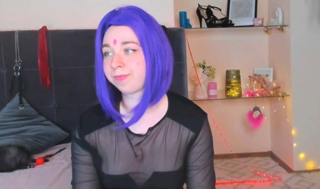 AlexxisSky Lets Her Demon Out As Raven
