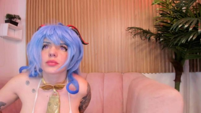 Little_ary's Udderly Adorable Ganyu Cosplay Show