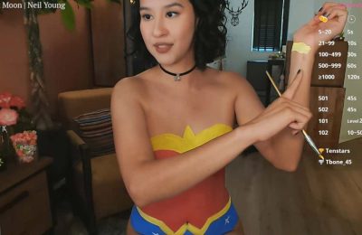 MissFine's Super-Heroic Bodypaint Show