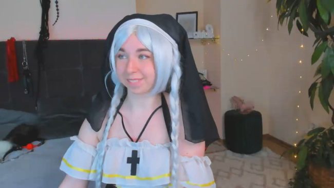 AlexxisSky Is A Simply Divine Nun
