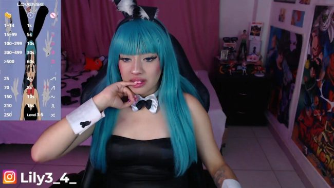 Lily34_ Hops In Front Of The Camera As Bunny Bulma