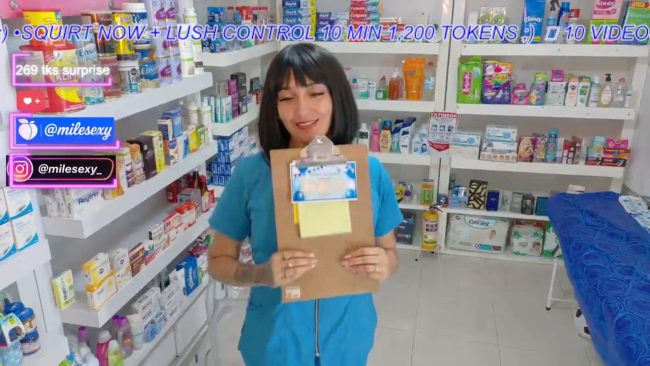 Doctor Swmilena_hot_ Shows Off Her Pharmarcy