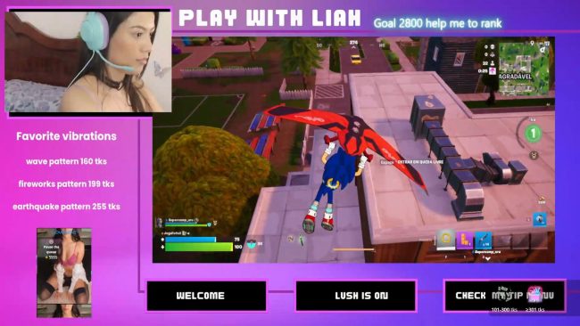 PlayWithLiah Takes Sonic Into Fortnite