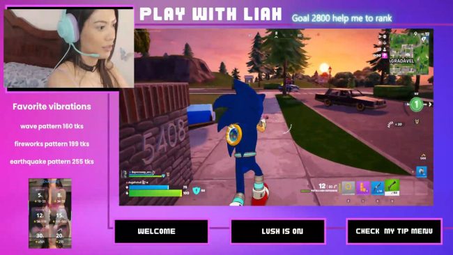 PlayWithLiah Takes Sonic Into Fortnite