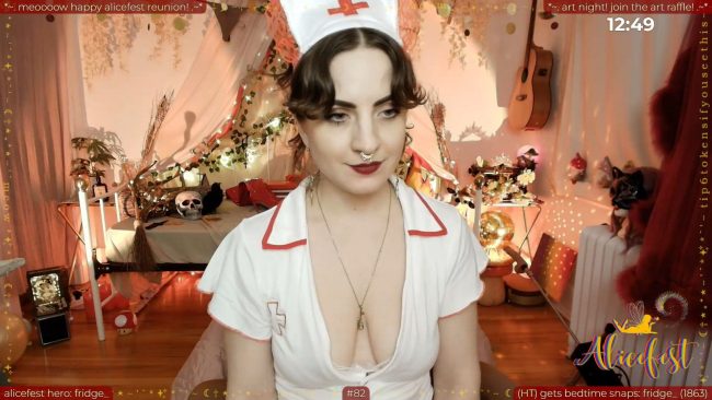 Nurse Aliceisonfire Has All The Right Medicine