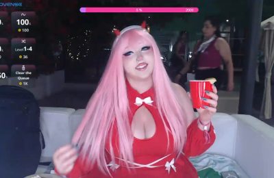 Bouncyyy's DARLING Zero Two Cosplay Show At MFC Social
