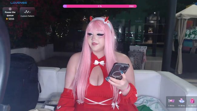 Bouncyyy's DARLING Zero Two Cosplay Show At MFC Social