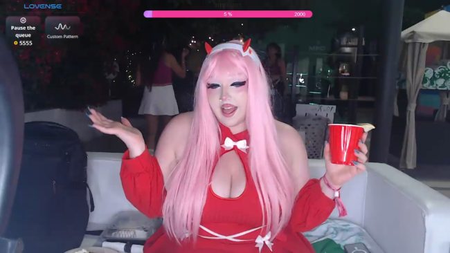 Bouncyyy's DARLING Zero Two Cosplay Show At MFC Social