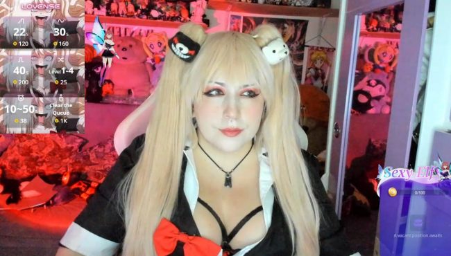 Cannddyy_new Enters The World Of Danganronpa As Junko Enoshima