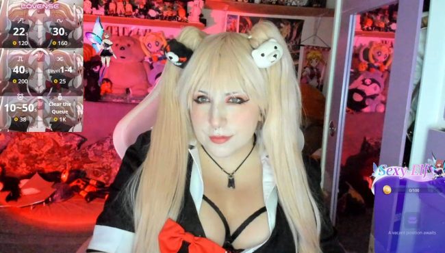 Cannddyy_new Enters The World Of Danganronpa As Junko Enoshima