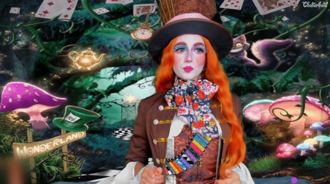 Mad Hatter Helen_mooree Hosts A Halloween Tea Party In Wonderland